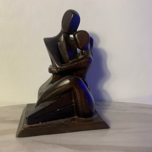 BN Beautiful Woman/Man/ Marble Figurine Sculpture Decor